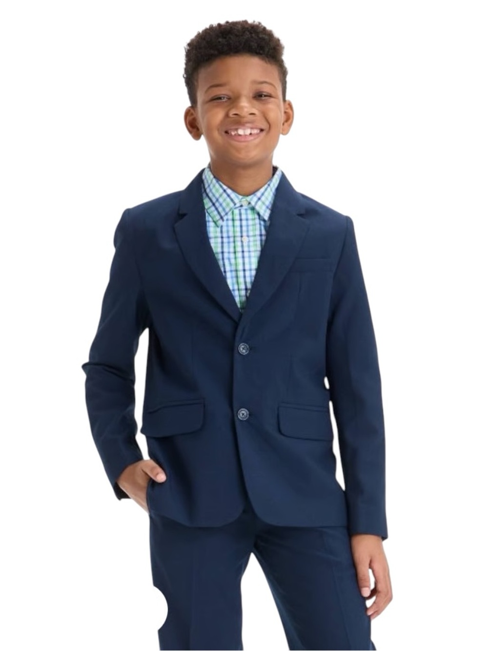 Cat & Jack Boys Navy Suit Jacket Blazer